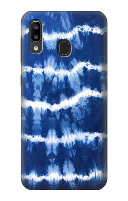 S3671 Blue Tie Dye Case For Samsung Galaxy A20, Galaxy A30