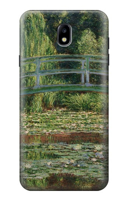 S3674 Claude Monet Footbridge and Water Lily Pool Case For Samsung Galaxy J7 (2018), J7 Aero, J7 Top, J7 Aura, J7 Crown, J7 Refine, J7 Eon, J7 V 2nd Gen, J7 Star