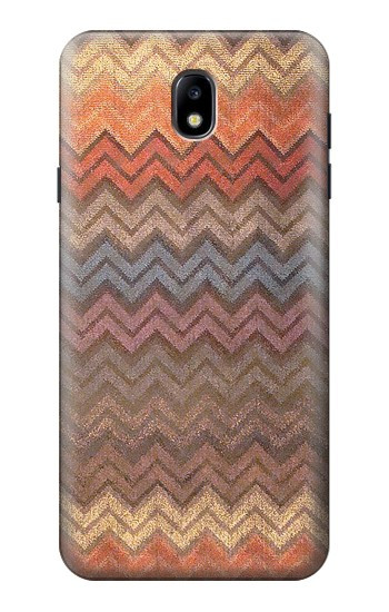 S3752 Zigzag Fabric Pattern Graphic Printed Case For Samsung Galaxy J7 (2018), J7 Aero, J7 Top, J7 Aura, J7 Crown, J7 Refine, J7 Eon, J7 V 2nd Gen, J7 Star