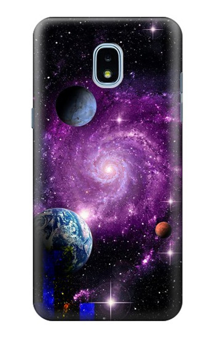 S3689 Galaxy Outer Space Planet Case For Samsung Galaxy J3 (2018), J3 Star, J3 V 3rd Gen, J3 Orbit, J3 Achieve, Express Prime 3, Amp Prime 3