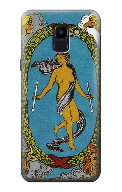 S3746 Tarot Card The World Case For Samsung Galaxy J6 (2018)