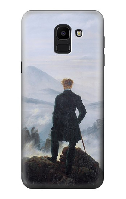 S3789 Wanderer above the Sea of Fog Case For Samsung Galaxy J6 (2018)