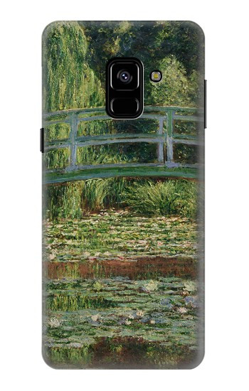 S3674 Claude Monet Footbridge and Water Lily Pool Case For Samsung Galaxy A8 (2018)
