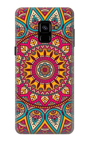 S3694 Hippie Art Pattern Case For Samsung Galaxy A8 (2018)