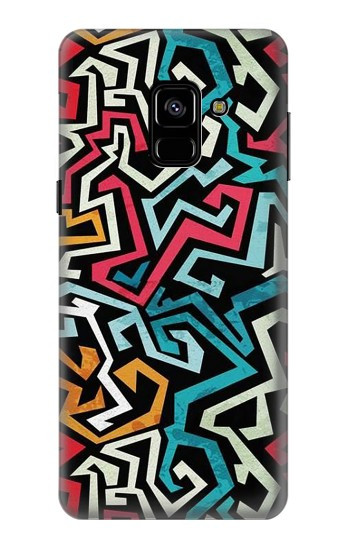 S3712 Pop Art Pattern Case For Samsung Galaxy A8 (2018)