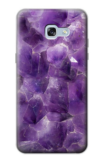 S3713 Purple Quartz Amethyst Graphic Printed Case For Samsung Galaxy A5 (2017)