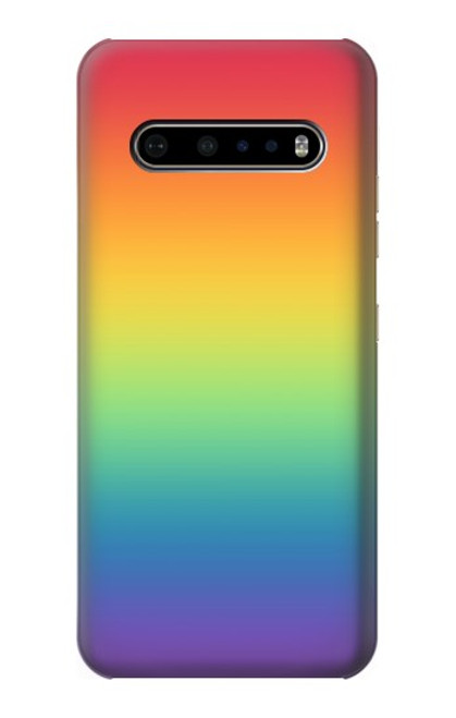 S3698 LGBT Gradient Pride Flag Case For LG V60 ThinQ 5G