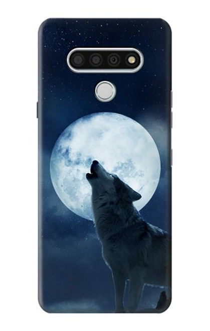 S3693 Grim White Wolf Full Moon Case For LG Stylo 6