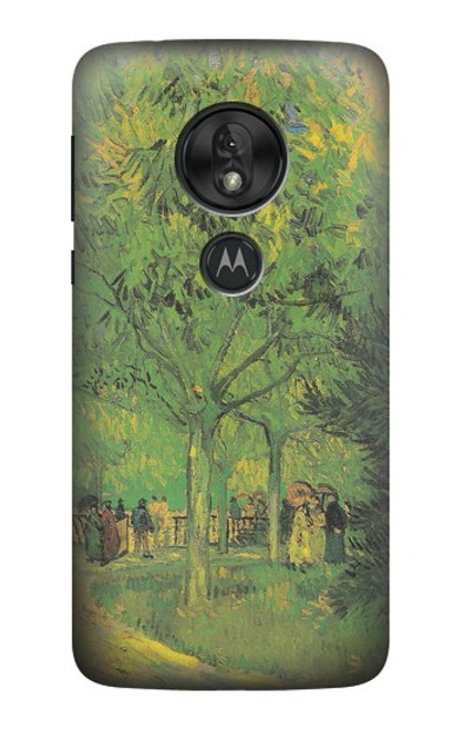 S3748 Van Gogh A Lane in a Public Garden Case For Motorola Moto G7 Play