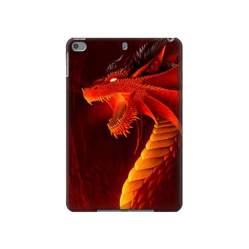 S0526 Red Dragon Hard Case For iPad mini 4, iPad mini 5, iPad mini 5 (2019)