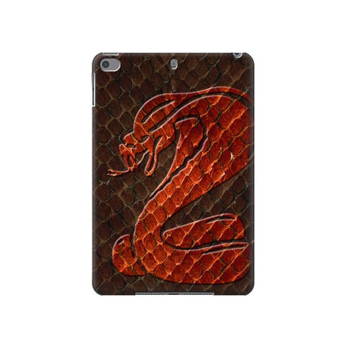 S0663 Cobra Snake Skin Hard Case For iPad mini 4, iPad mini 5, iPad mini 5 (2019)