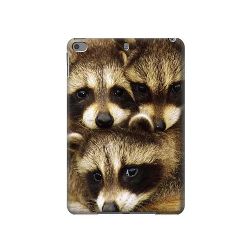 S0977 Baby Raccoons Hard Case For iPad mini 4, iPad mini 5, iPad mini 5 (2019)