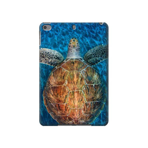 S1249 Blue Sea Turtle Hard Case For iPad mini 4, iPad mini 5, iPad mini 5 (2019)