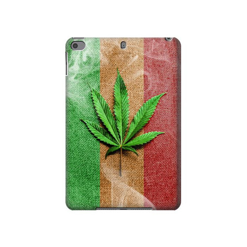 S2109 Marijuana Rasta Flag Hard Case For iPad mini 4, iPad mini 5, iPad mini 5 (2019)