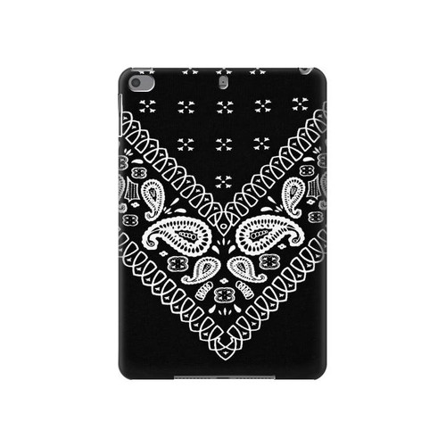 S3363 Bandana Black Pattern Hard Case For iPad mini 4, iPad mini 5, iPad mini 5 (2019)