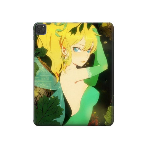 S0095 Peter Pan's Tinker Bell Hard Case For iPad Pro 11 (2021,2020,2018, 3rd, 2nd, 1st)