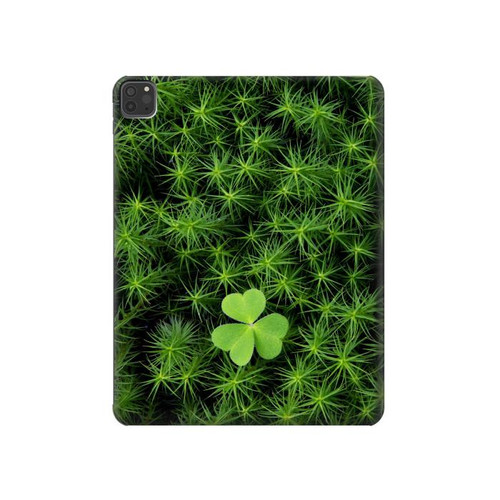 S0358 Clover Lucky Leaf Hard Case For iPad Pro 11 (2021,2020,2018, 3rd, 2nd, 1st)