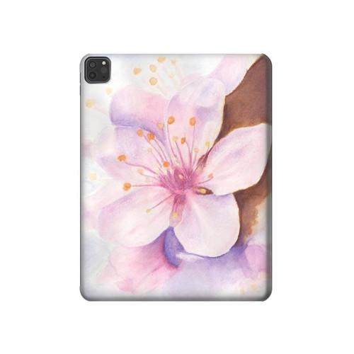 S1415 Sakura Blossom Art Hard Case For iPad Pro 11 (2021,2020,2018, 3rd, 2nd, 1st)