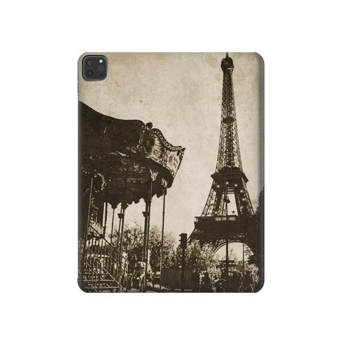 S2174 Eiffel Tower Vintage Paris Hard Case For iPad Pro 11 (2021,2020,2018, 3rd, 2nd, 1st)
