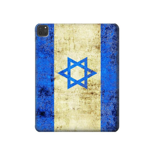 S2614 Israel Old Flag Hard Case For iPad Pro 11 (2021,2020,2018, 3rd, 2nd, 1st)