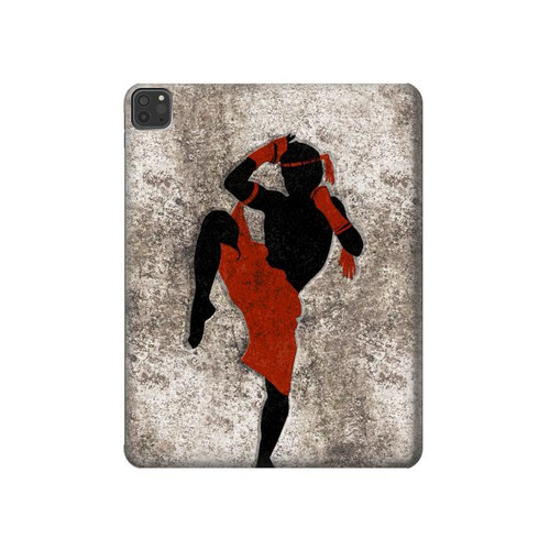 S2634 Muay Thai Kickboxing Martial Art Hard Case For iPad Pro 11 (2021,2020,2018, 3rd, 2nd, 1st)