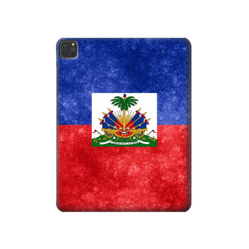 S3022 Haiti Flag Hard Case For iPad Pro 11 (2021,2020,2018, 3rd, 2nd, 1st)