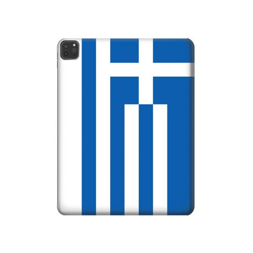 S3102 Flag of Greece Hard Case For iPad Pro 11 (2021,2020,2018, 3rd, 2nd, 1st)