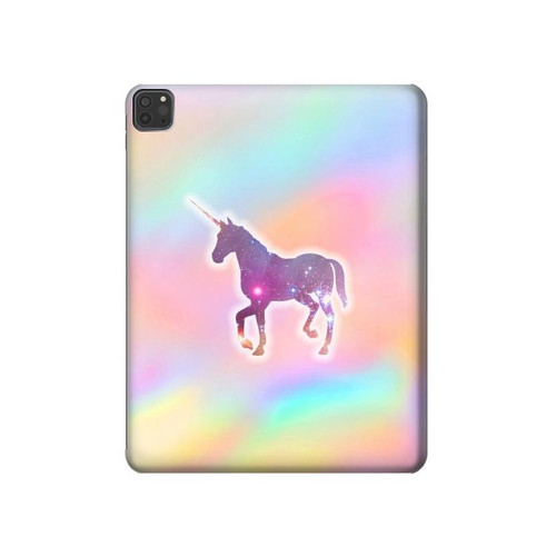 S3203 Rainbow Unicorn Hard Case For iPad Pro 11 (2021,2020,2018, 3rd, 2nd, 1st)