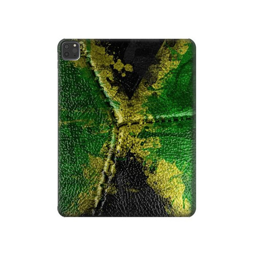 S3319 Jamaica Flag Vintage Football Graphic Hard Case For iPad Pro 11 (2021,2020,2018, 3rd, 2nd, 1st)
