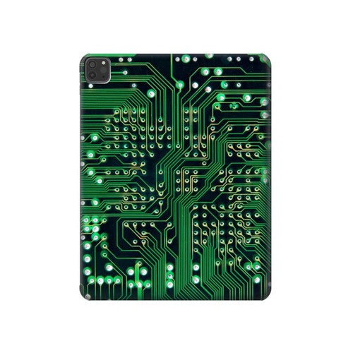 S3392 Electronics Board Circuit Graphic Hard Case For iPad Pro 11 (2021,2020,2018, 3rd, 2nd, 1st)