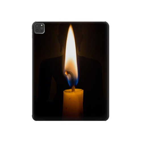 S3530 Buddha Candle Burning Hard Case For iPad Pro 11 (2021,2020,2018, 3rd, 2nd, 1st)