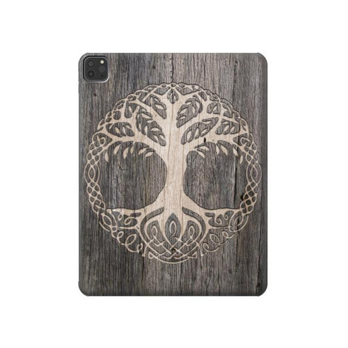 S3591 Viking Tree of Life Symbol Hard Case For iPad Pro 11 (2021,2020,2018, 3rd, 2nd, 1st)