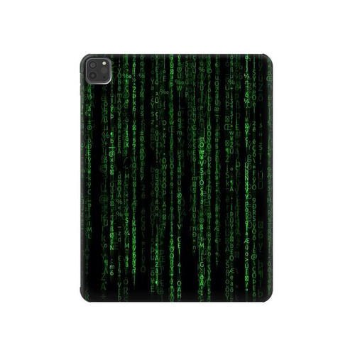 S3668 Binary Code Hard Case For iPad Pro 11 (2021,2020,2018, 3rd, 2nd, 1st)