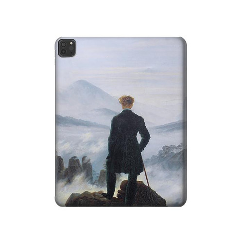 S3789 Wanderer above the Sea of Fog Hard Case For iPad Pro 11 (2021,2020,2018, 3rd, 2nd, 1st)