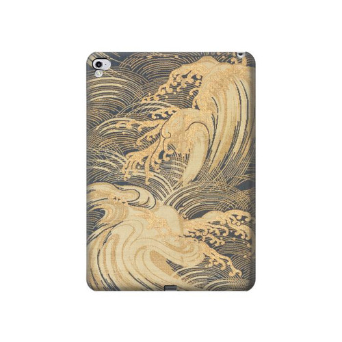 S2680 Japan Art Obi With Stylized Waves Hard Case For iPad Pro 12.9 (2015,2017)