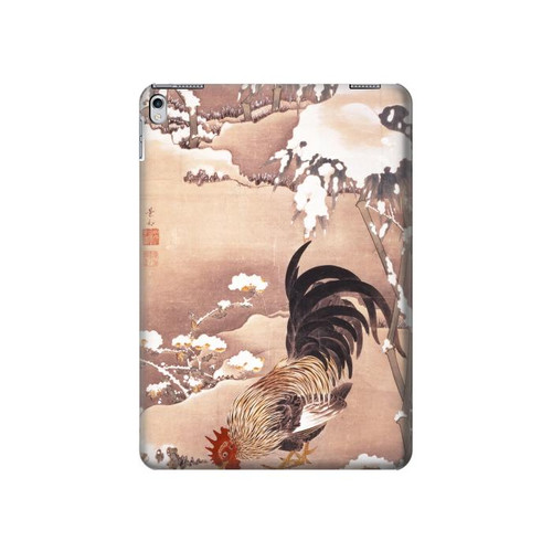 S1332 Ito Jakuchu Rooster Hard Case For iPad Air 2, iPad 9.7 (2017,2018), iPad 6, iPad 5