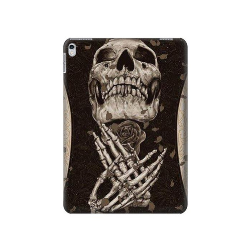 S1676 Skull Rose Hard Case For iPad Air 2, iPad 9.7 (2017,2018), iPad 6, iPad 5