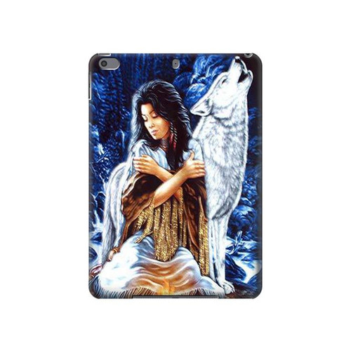 S0147 Grim Wolf Indian Girl Hard Case For iPad Pro 10.5, iPad Air (2019, 3rd)