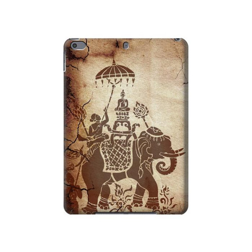 S2102 Thai Art Buddha on Elephant Hard Case For iPad Pro 10.5, iPad Air (2019, 3rd)