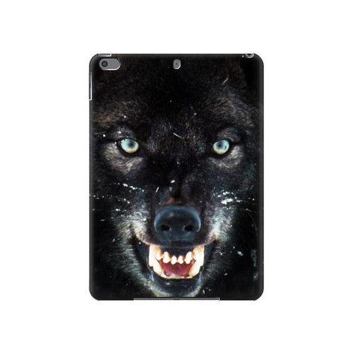 S2823 Black Wolf Blue Eyes Face Hard Case For iPad Pro 10.5, iPad Air (2019, 3rd)