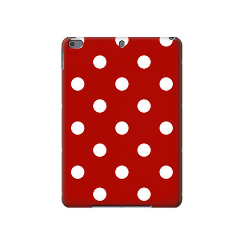 S2951 Red Polka Dots Hard Case For iPad Pro 10.5, iPad Air (2019, 3rd)