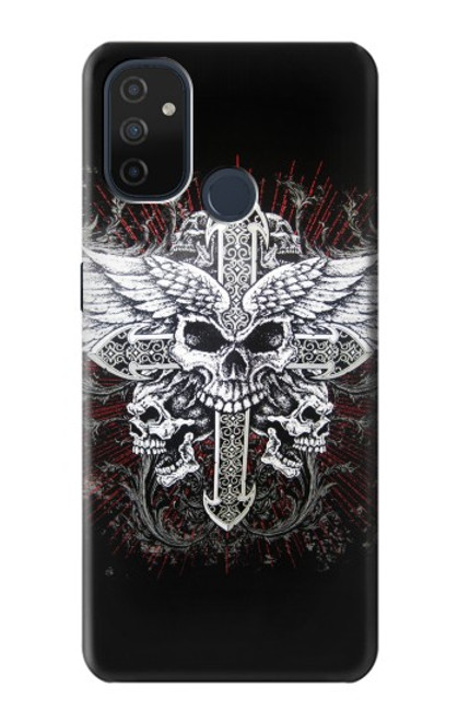 S1434 Skull Wing Tattoo Biker Case For OnePlus Nord N100