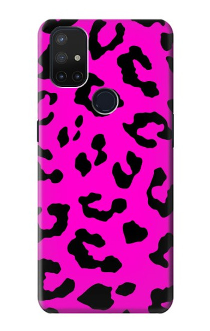 S1850 Pink Leopard Pattern Case For OnePlus Nord N10 5G