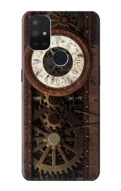 S3221 Steampunk Clock Gears Case For OnePlus Nord N10 5G