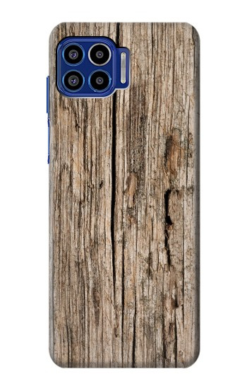 S0600 Wood Graphic Printed Case For Motorola One 5G