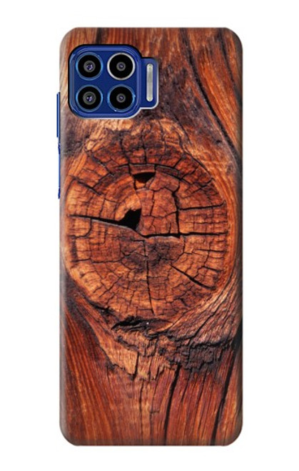 S0603 Wood Graphic Printed Case For Motorola One 5G