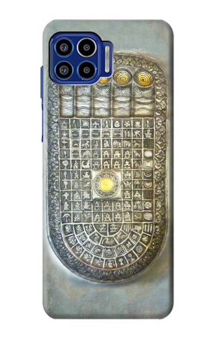 S1484 Buddha Footprint Case For Motorola One 5G
