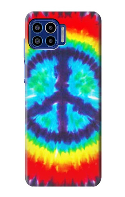 S1870 Tie Dye Peace Case For Motorola One 5G