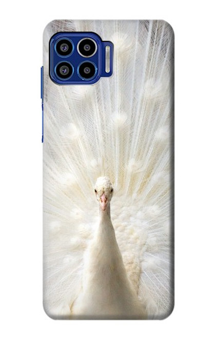 S1980 White Peacock Case For Motorola One 5G