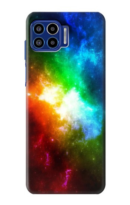 S2312 Colorful Rainbow Space Galaxy Case For Motorola One 5G